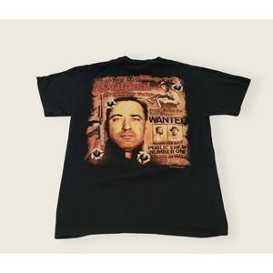 Gangster Machine Gun Kelly T Shirt Black Medium 2006 Mobster Crime Y2K